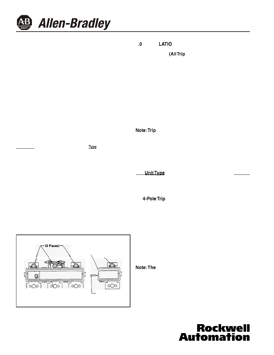 Rockwell Automation 140U Q, M frame CB Electronic RMS Trip Unit installation and operation User Manual | Page 2 / 14
