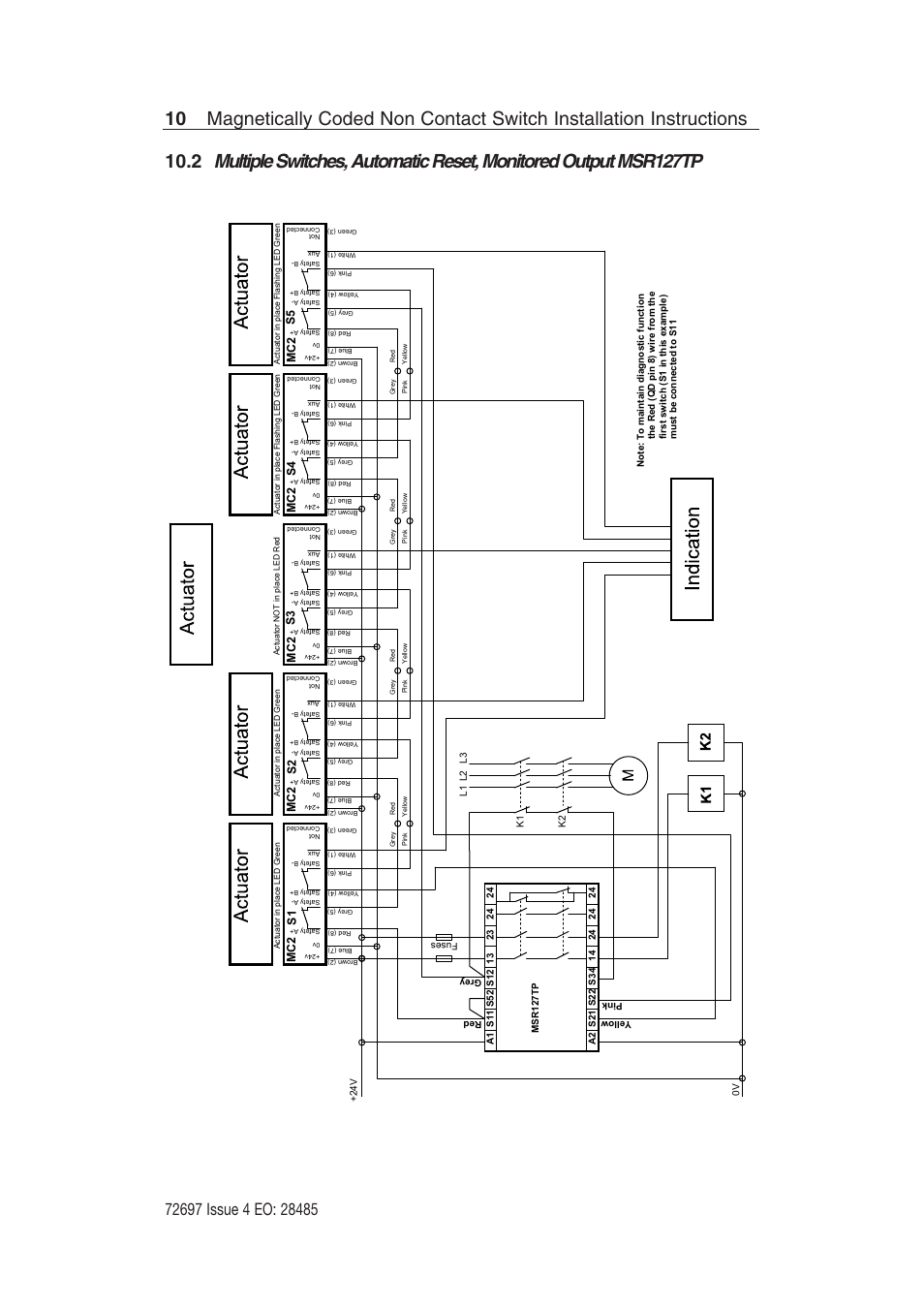 Mc2 m c2, Mc2 m c2 mc2 | Rockwell Automation 440N SensaGuard Magnetically Coded NonContact Switch (MC2) User Manual | Page 10 / 12