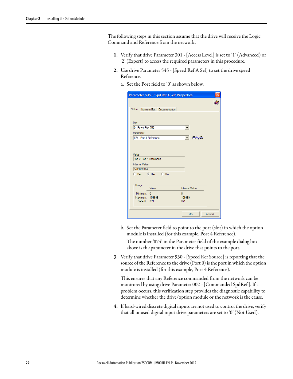 Rockwell Automation 20-750-CNETC PowerFlex Coaxial ControlNet Option Module User Manual | Page 22 / 150