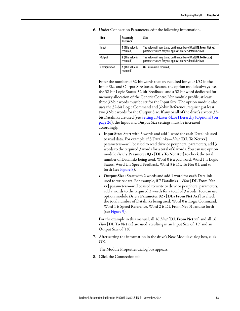 Rockwell Automation 20-750-CNETC PowerFlex Coaxial ControlNet Option Module User Manual | Page 53 / 150