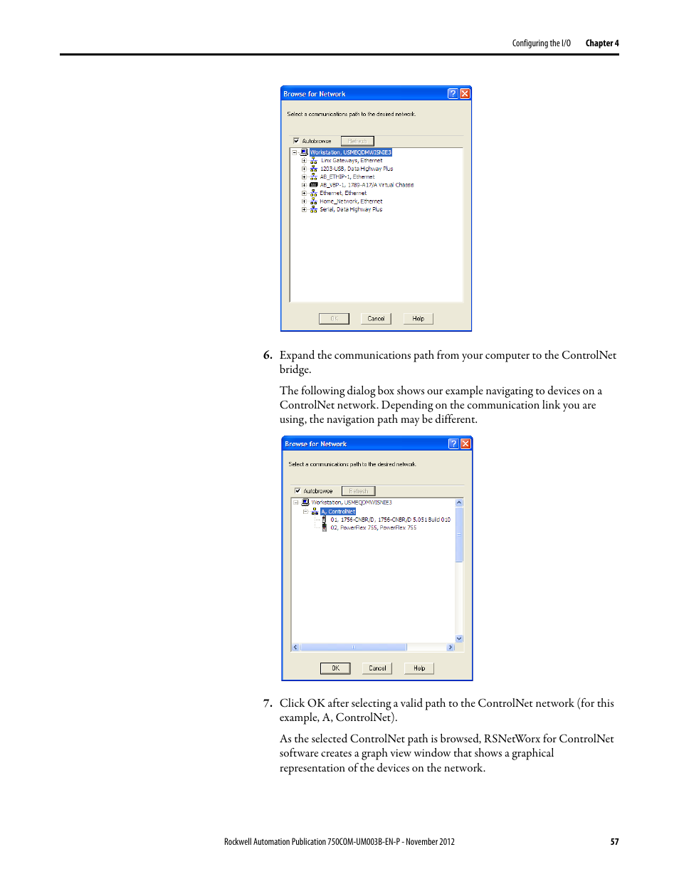 Rockwell Automation 20-750-CNETC PowerFlex Coaxial ControlNet Option Module User Manual | Page 57 / 150