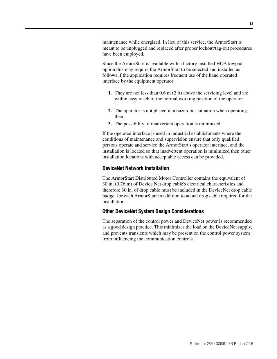 Rockwell Automation 283D ArmorStart - Getting Started User Manual | Page 13 / 24