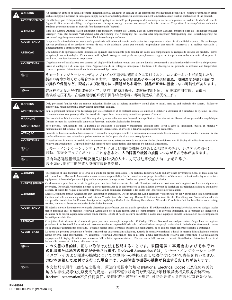 Rockwell Automation 193-ERID E1 PLUS Remote Indication Display Application and Installation User Manual | Page 2 / 4