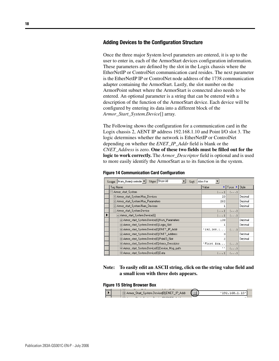 Rockwell Automation 283A ArmorStart with ArmorPoint Backplane - Getting Started User Manual | Page 18 / 32