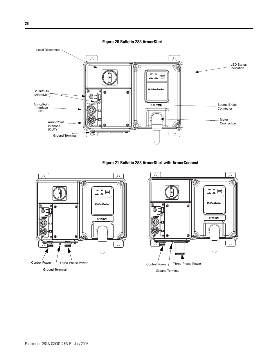 Rockwell Automation 283A ArmorStart with ArmorPoint Backplane - Getting Started User Manual | Page 26 / 32