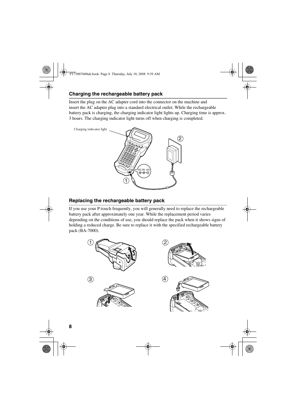 Brother P-TOUCH 7500 User Manual | Page 18 / 102