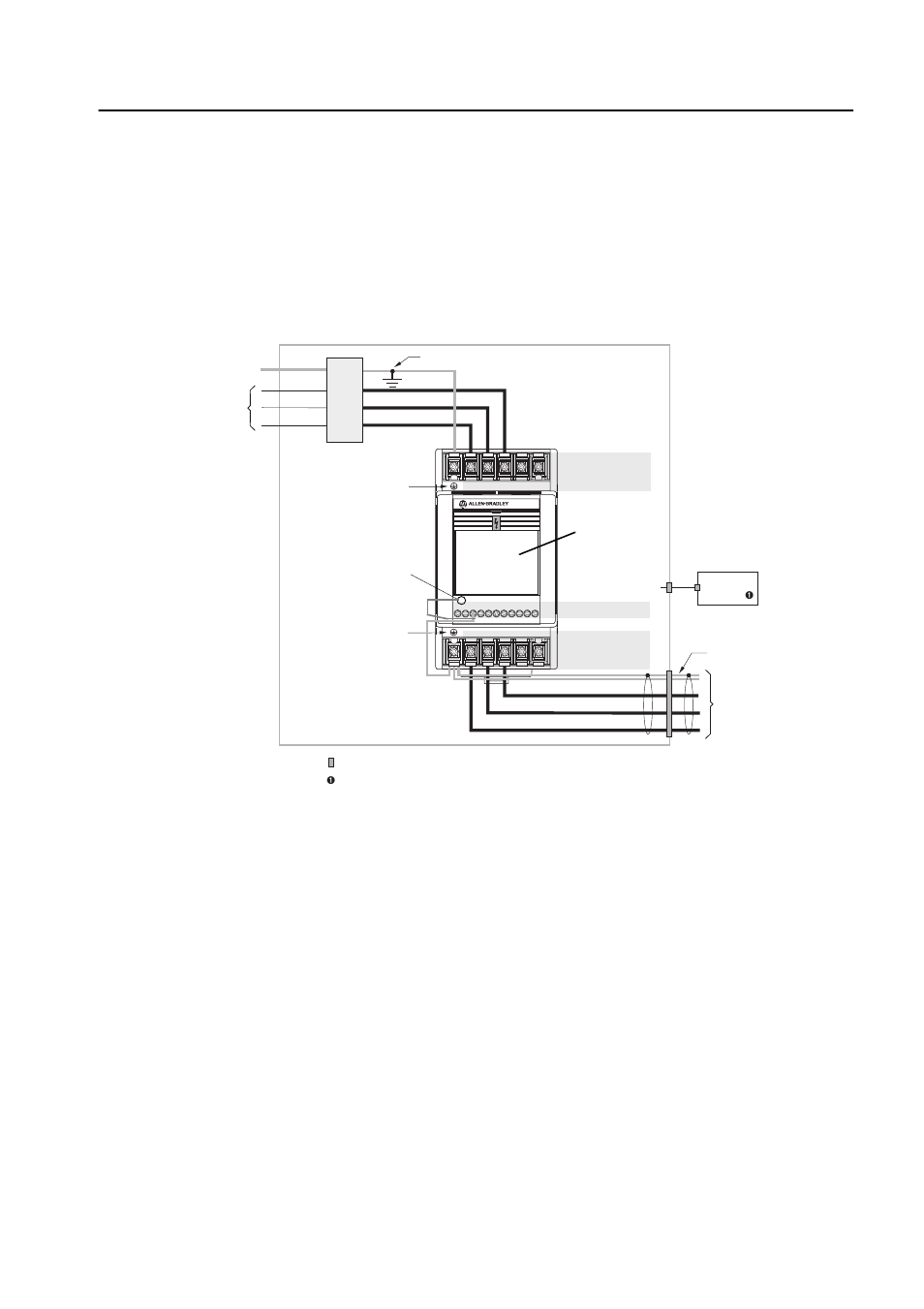 Wiring the ib1 ground terminal, Wiring the ib1 ground terminal -5, Figure 3.4 ib1 module grounding | Rockwell Automation 160IB1 InterBus Communication Module User Manual | Page 15 / 50
