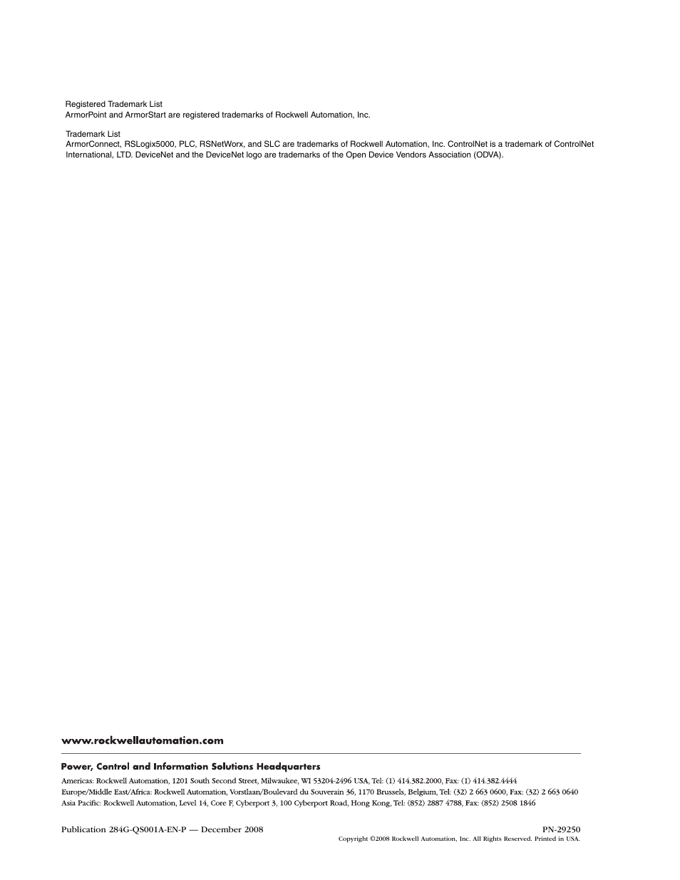Rockwell Automation 284G ArmorStart - Getting Started User Manual | Page 24 / 24
