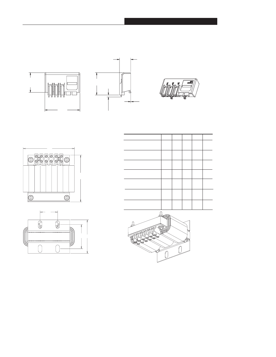 Approximate dimensions, continued, Figure a.5 – line reactor | Rockwell Automation 160 AC DRIVE SER B/FRN 5-6.XX User Manual | Page 50 / 60