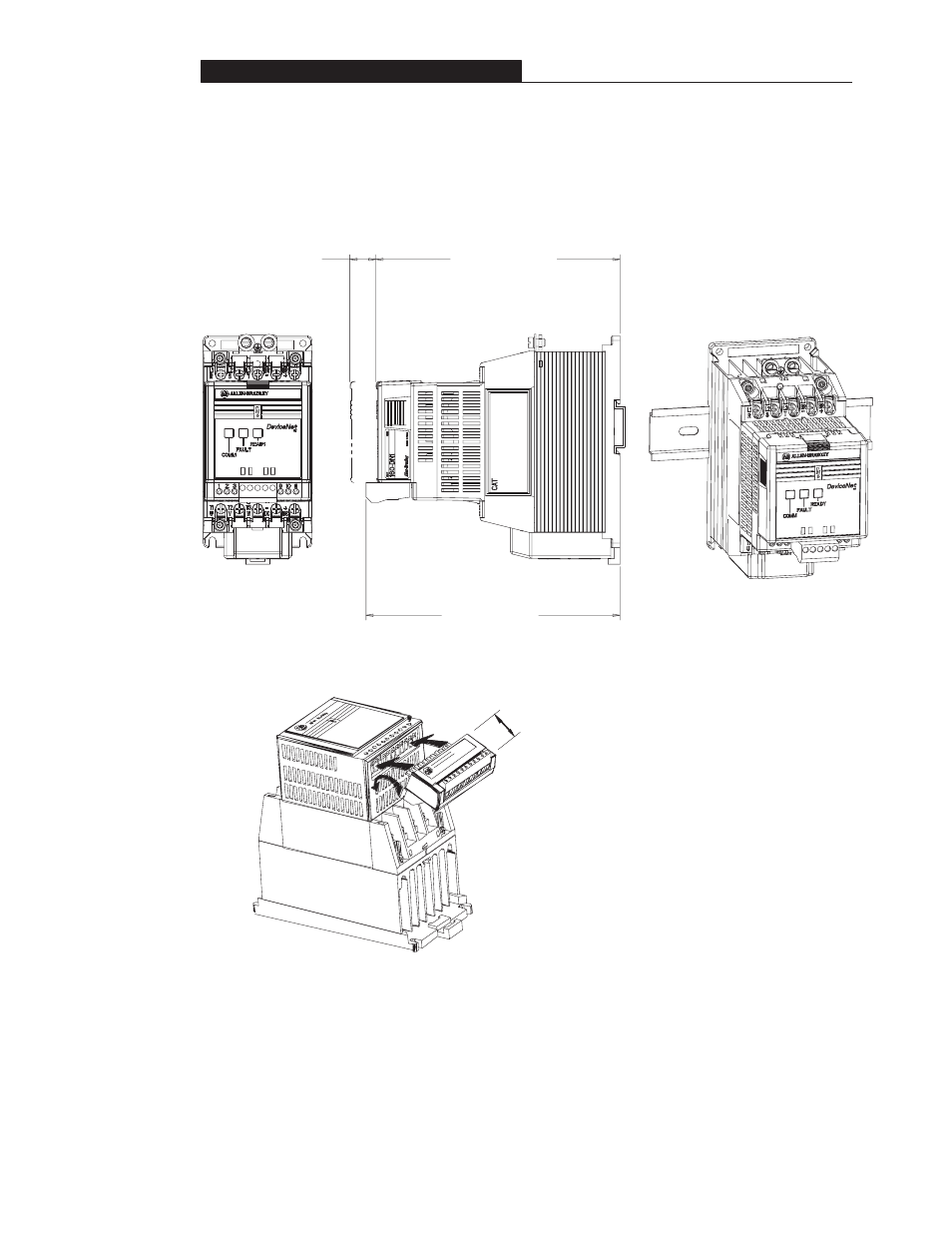 Approximate dimensions, continued | Rockwell Automation 160 AC DRIVE SER B/FRN 5-6.XX User Manual | Page 53 / 60