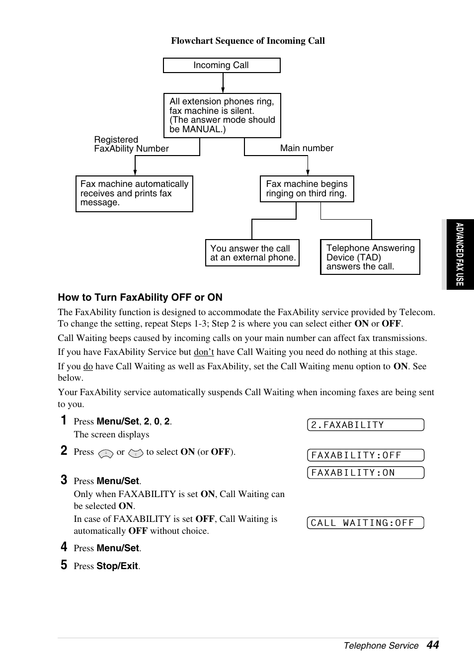 Brother 4800 User Manual | Page 55 / 174