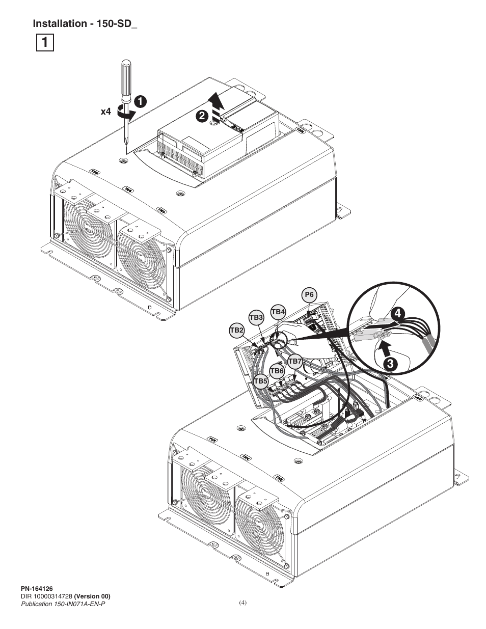 Rockwell Automation 150-SDBK SMC-50 External Bypass Replacement User Manual | Page 4 / 8