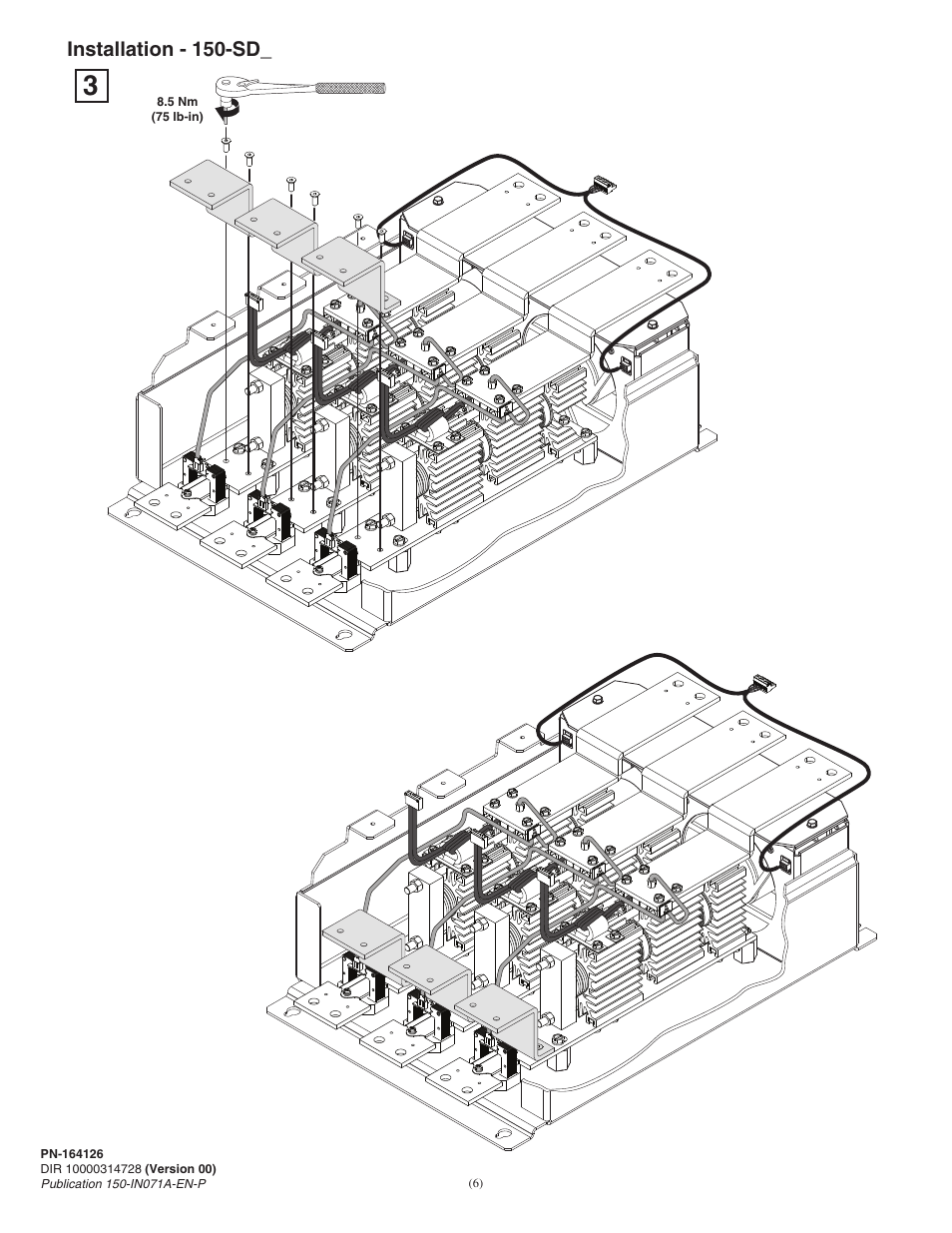 Rockwell Automation 150-SDBK SMC-50 External Bypass Replacement User Manual | Page 6 / 8