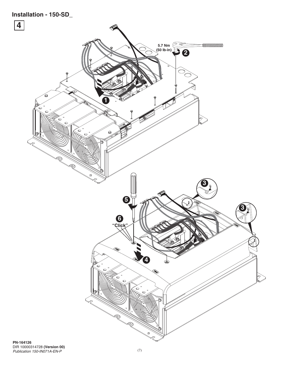 Rockwell Automation 150-SDBK SMC-50 External Bypass Replacement User Manual | Page 7 / 8