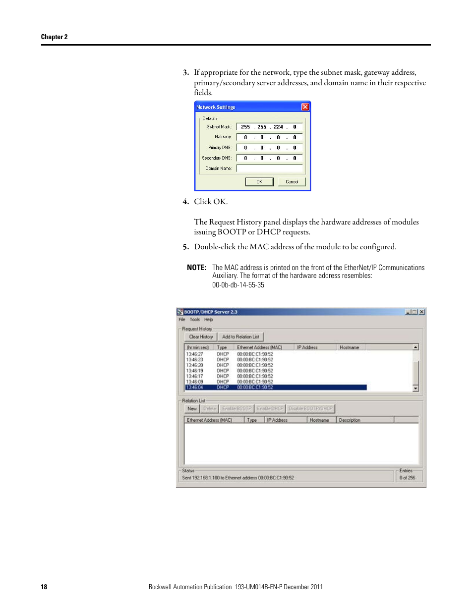 Rockwell Automation 193-DNENCATR EtherNet/IP Communications Auxiliary User Manual User Manual | Page 18 / 104