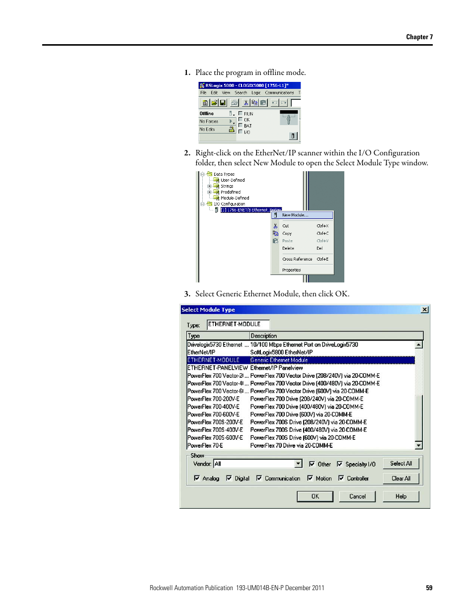 Rockwell Automation 193-DNENCATR EtherNet/IP Communications Auxiliary User Manual User Manual | Page 59 / 104