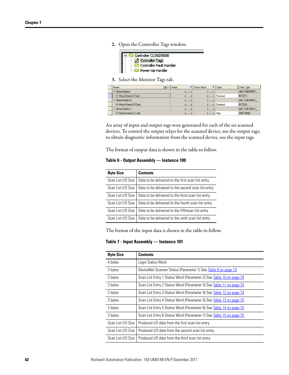 Rockwell Automation 193-DNENCATR EtherNet/IP Communications Auxiliary User Manual User Manual | Page 62 / 104
