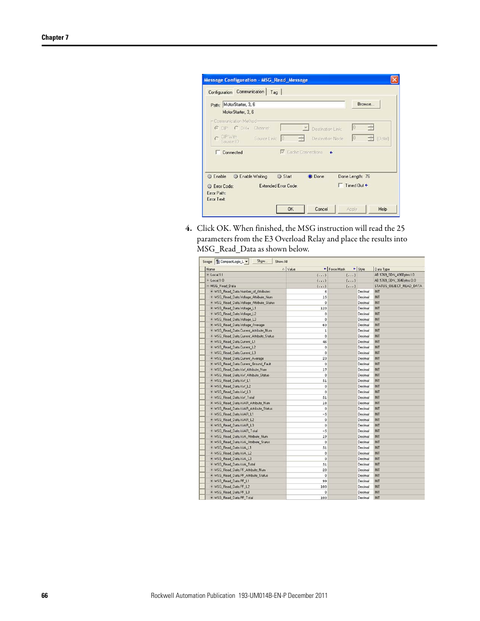 Rockwell Automation 193-DNENCATR EtherNet/IP Communications Auxiliary User Manual User Manual | Page 66 / 104