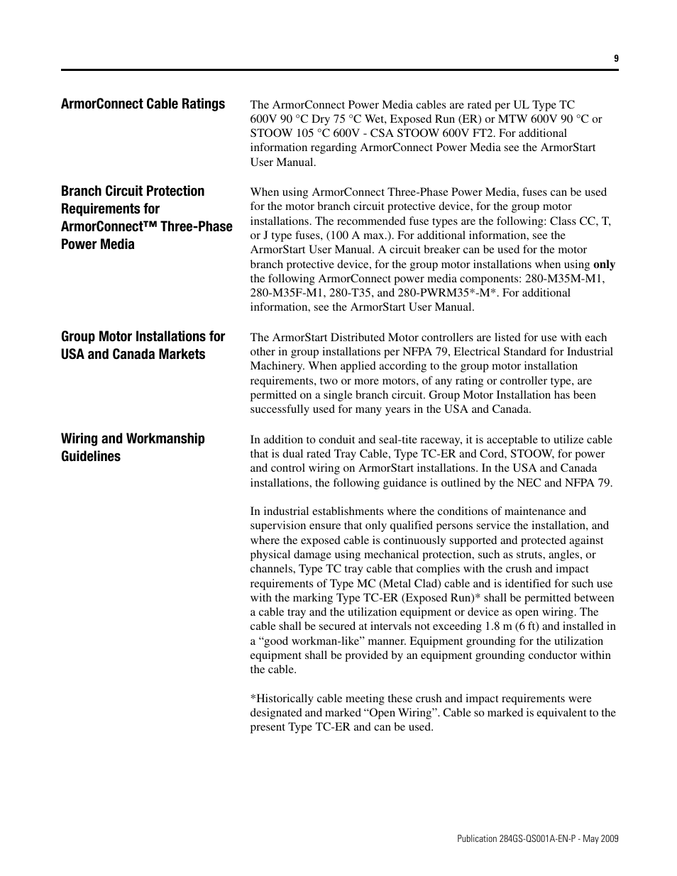 Rockwell Automation 284G ArmorStart - Safety Version - Getting Started User Manual | Page 9 / 28