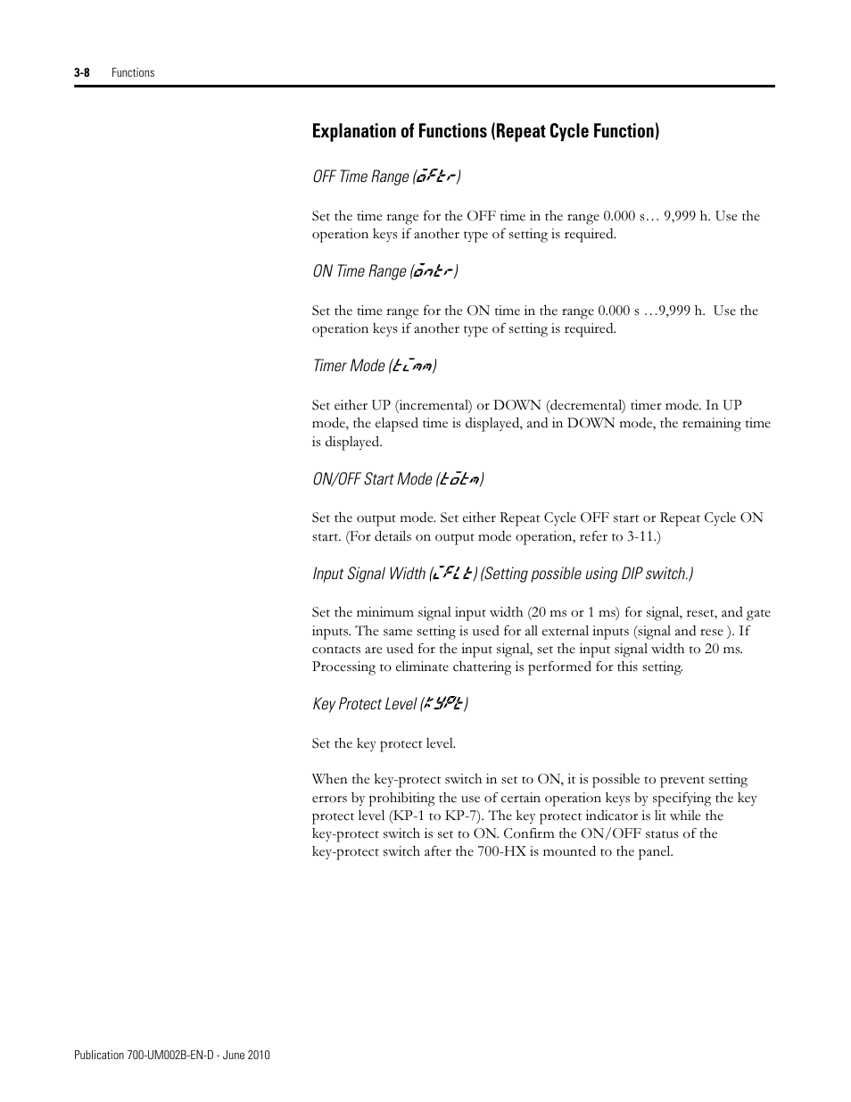 Rockwell Automation 700-HX Multifunction Digital Timer User Manual | Page 19 / 47