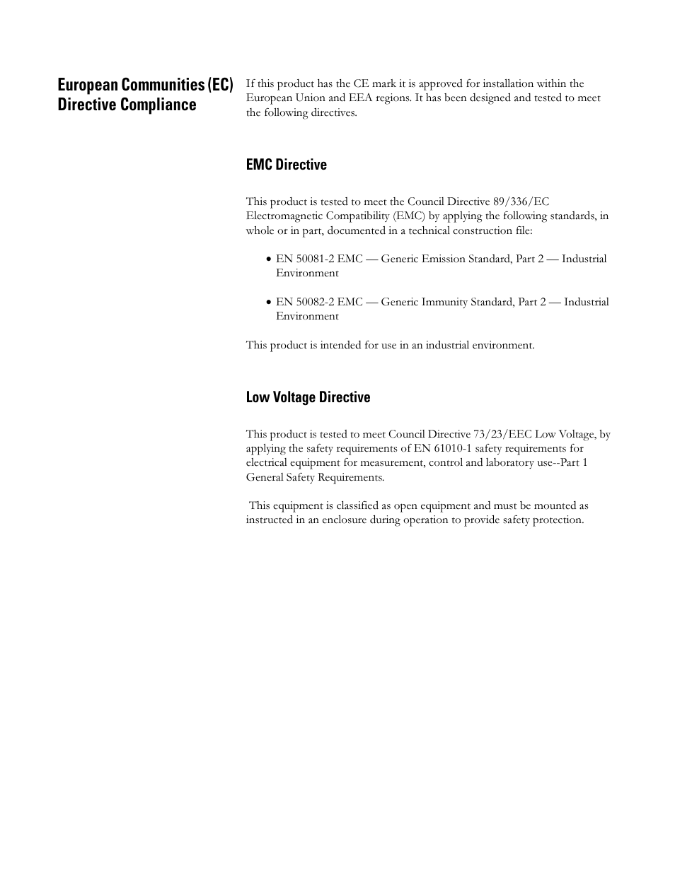 European communities (ec) directive compliance | Rockwell Automation 700-HX Multifunction Digital Timer User Manual | Page 3 / 47