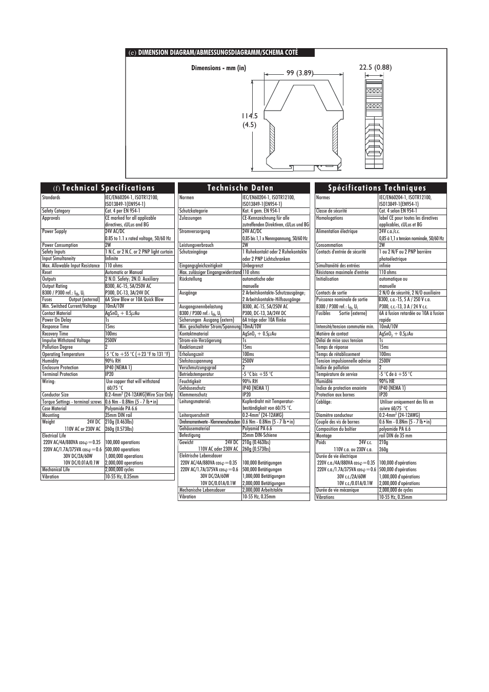 Rockwell Automation 440R MSR127.IT Minotaur Safety Relay User Manual | Page 3 / 4