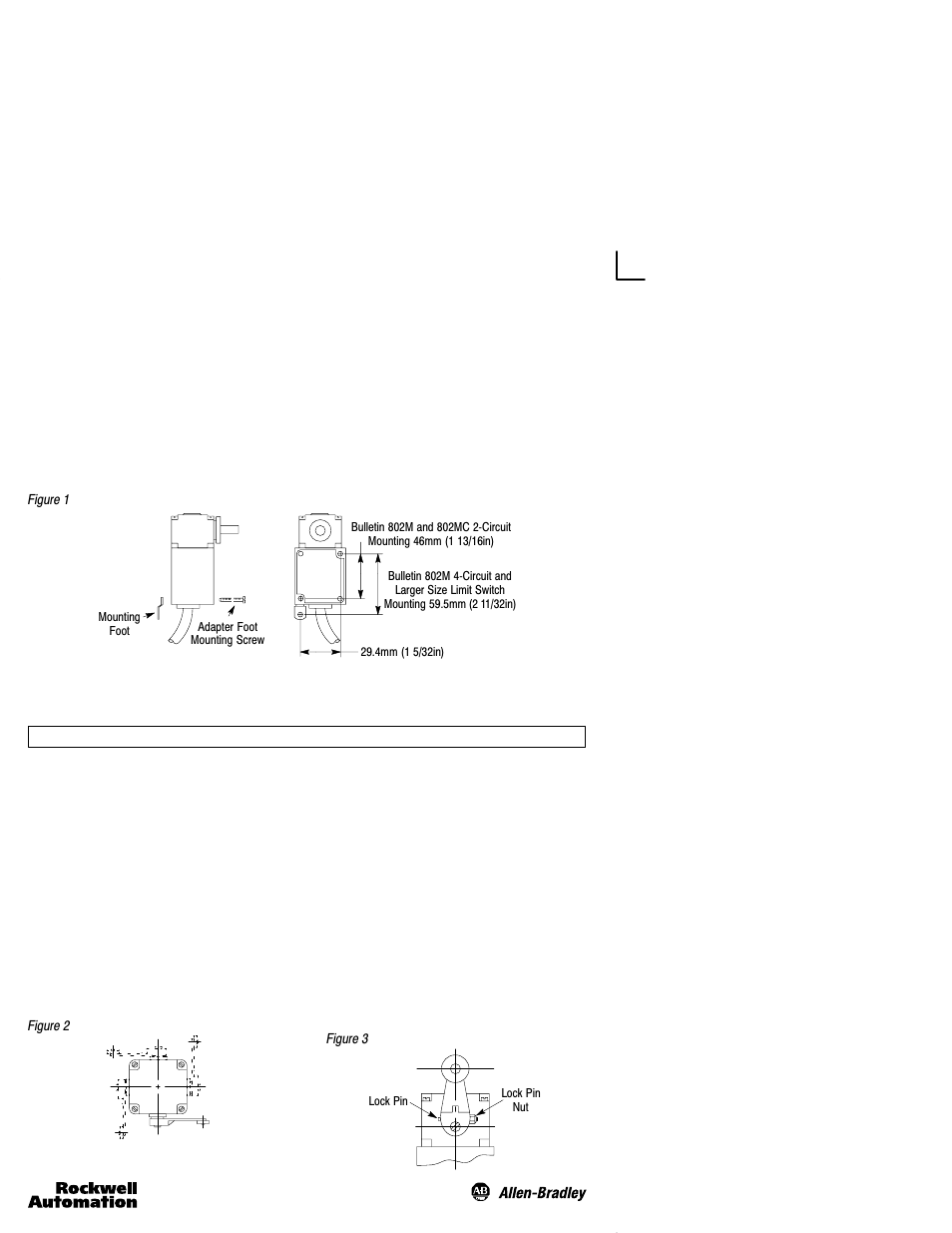 Rockwell Automation 802M 2-Circuit Standard Corrosion Resistant Limit Switch User Manual | 2 pages
