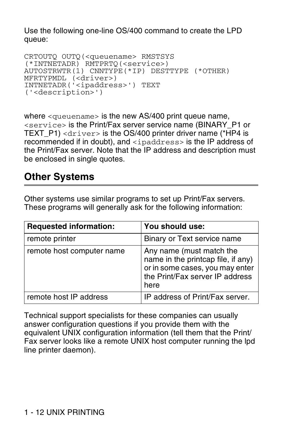 Other systems, Other systems -12 | Brother NC9100H User Manual | Page 25 / 176