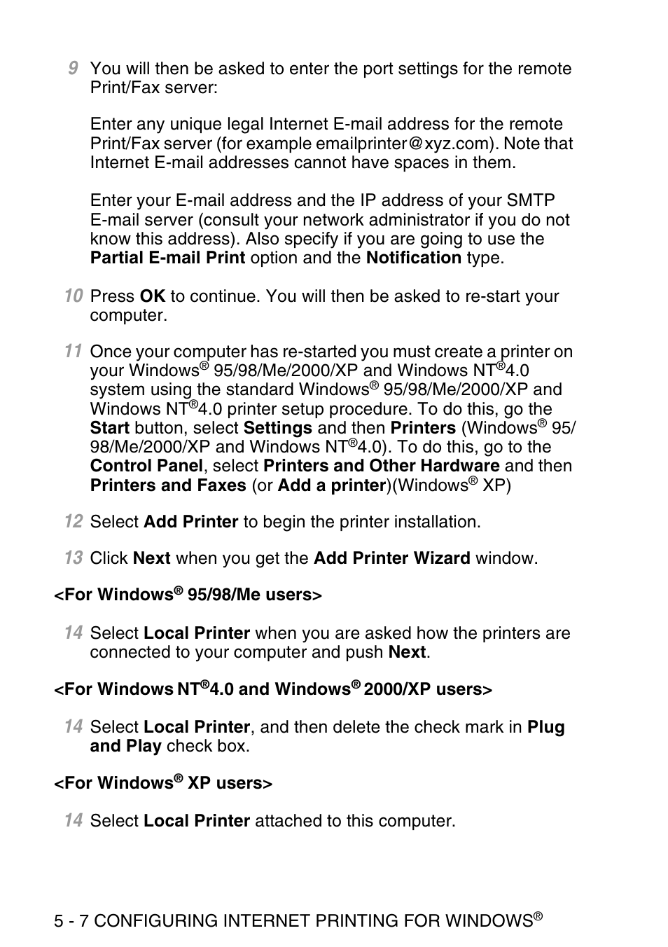 Brother NC9100H User Manual | Page 53 / 176