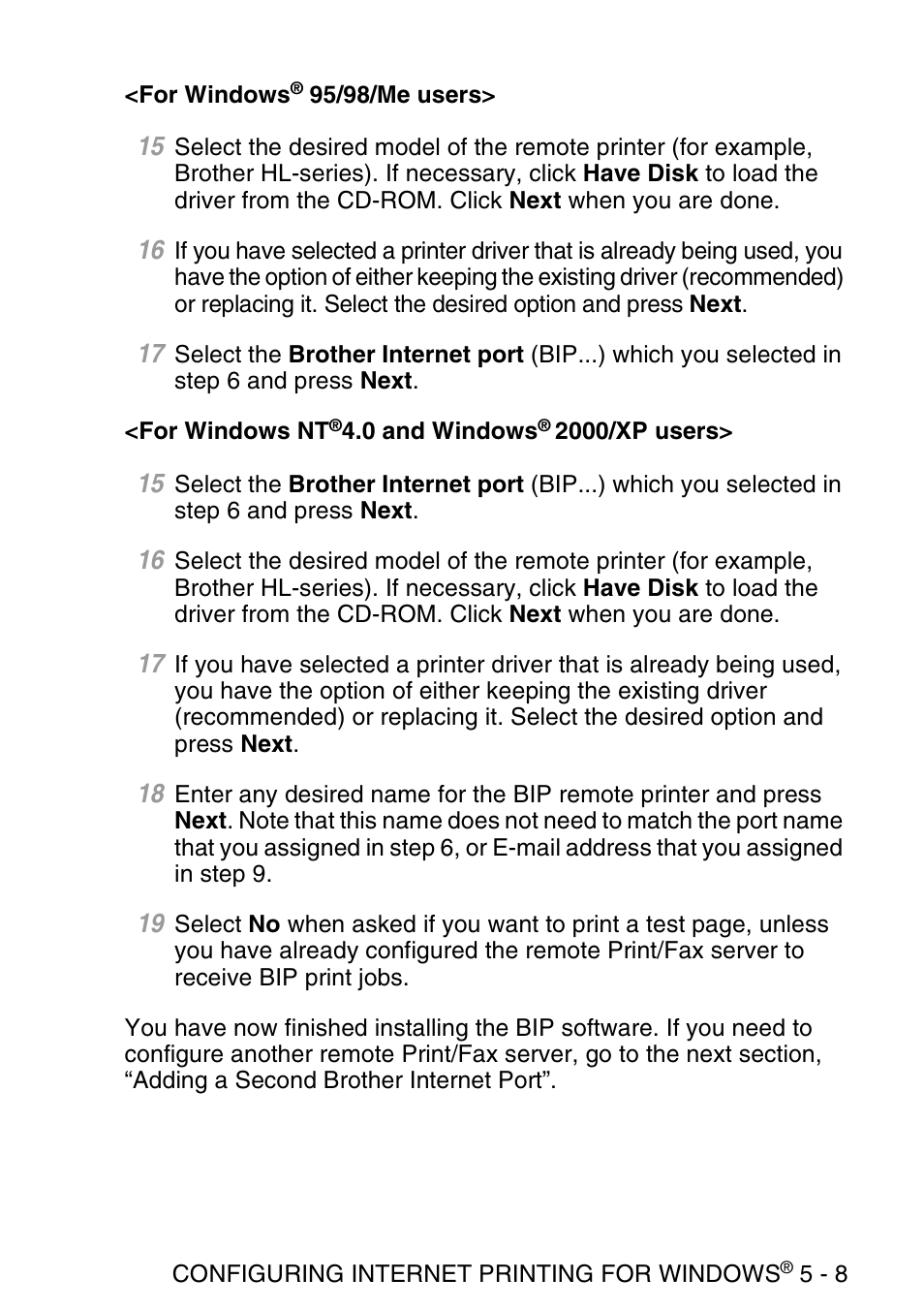 Brother NC9100H User Manual | Page 54 / 176