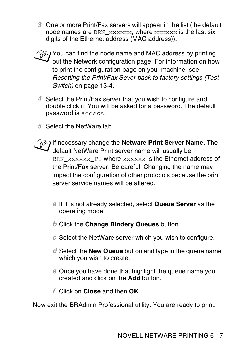 Brother NC9100H User Manual | Page 64 / 176