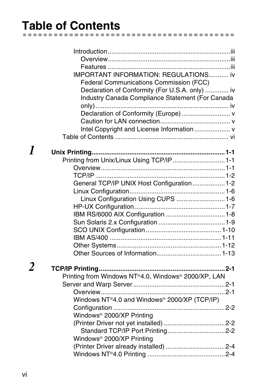 Brother NC9100H User Manual | Page 7 / 176