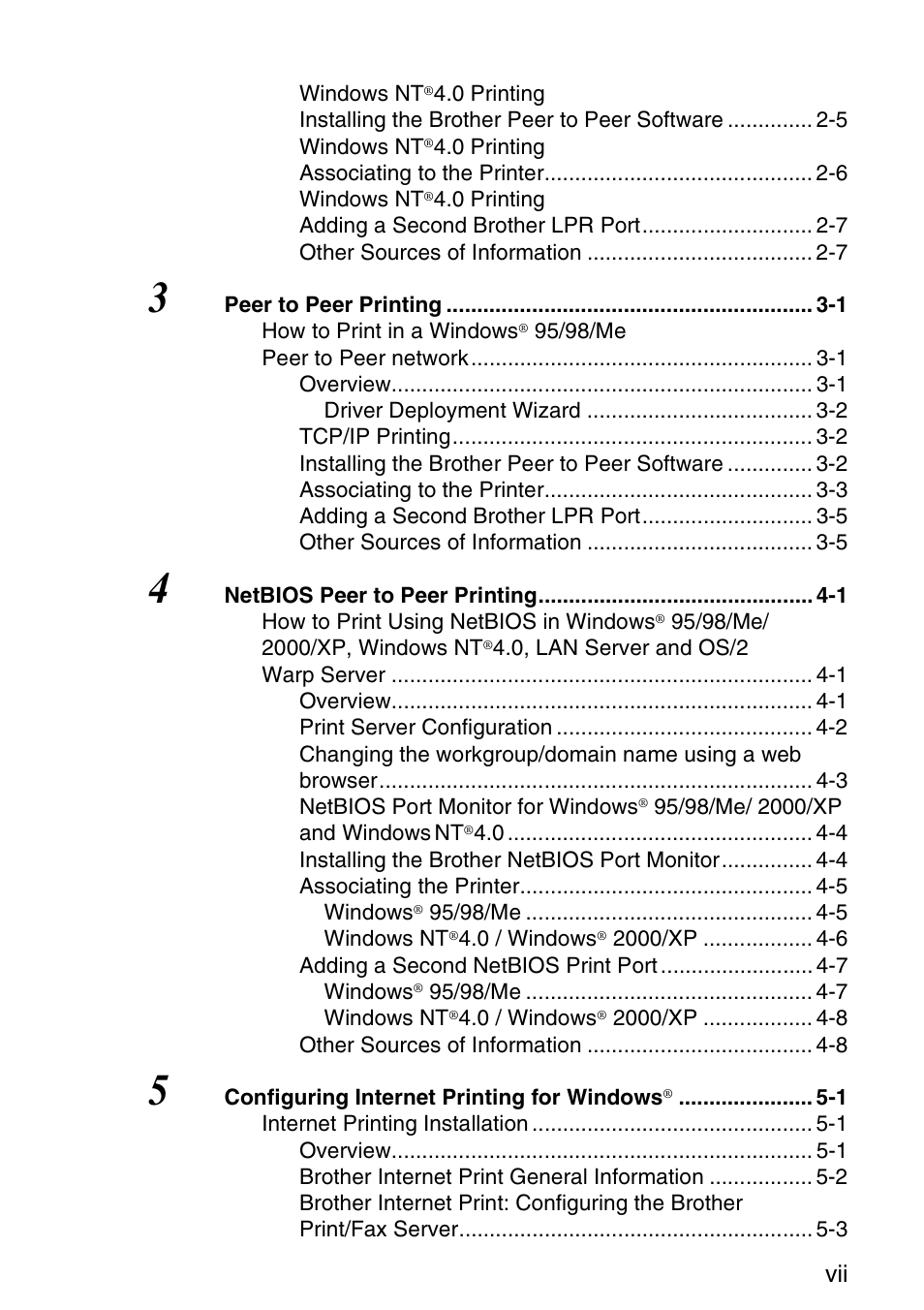 Brother NC9100H User Manual | Page 8 / 176