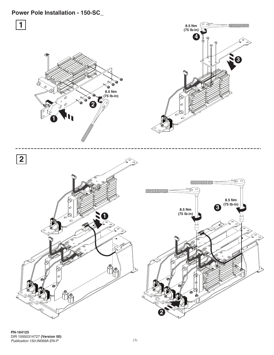 Rockwell Automation 150-SPPC_ _ SMC-50 Power Pole Replacement User Manual | Page 3 / 4