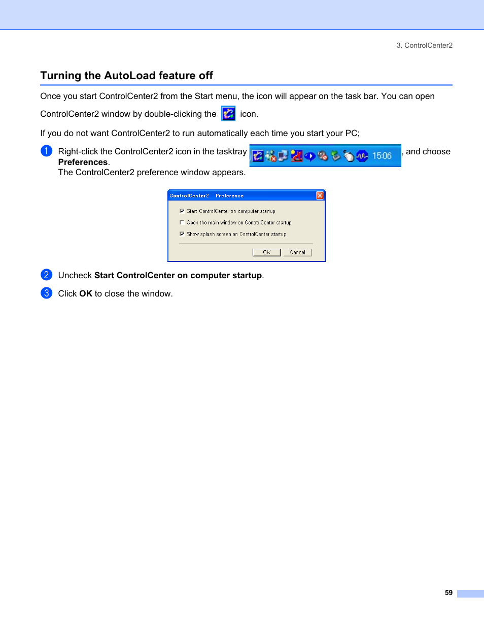 Turning the autoload feature off | Brother MFC-8460N User Manual | Page 65 / 194