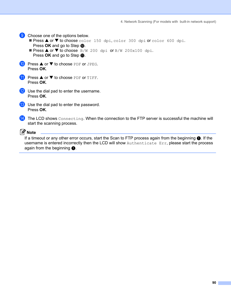 Brother MFC-8460N User Manual | Page 96 / 194