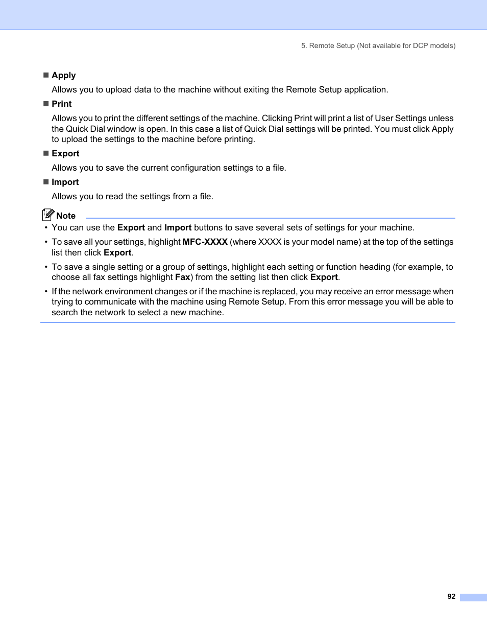 Brother MFC-8460N User Manual | Page 98 / 194