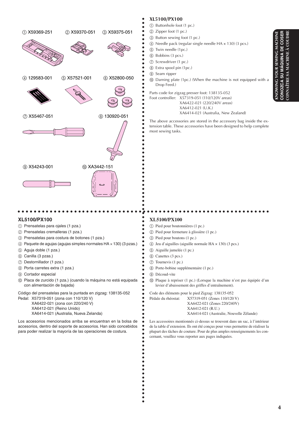 Brother XL5300 User Manual | Page 13 / 88