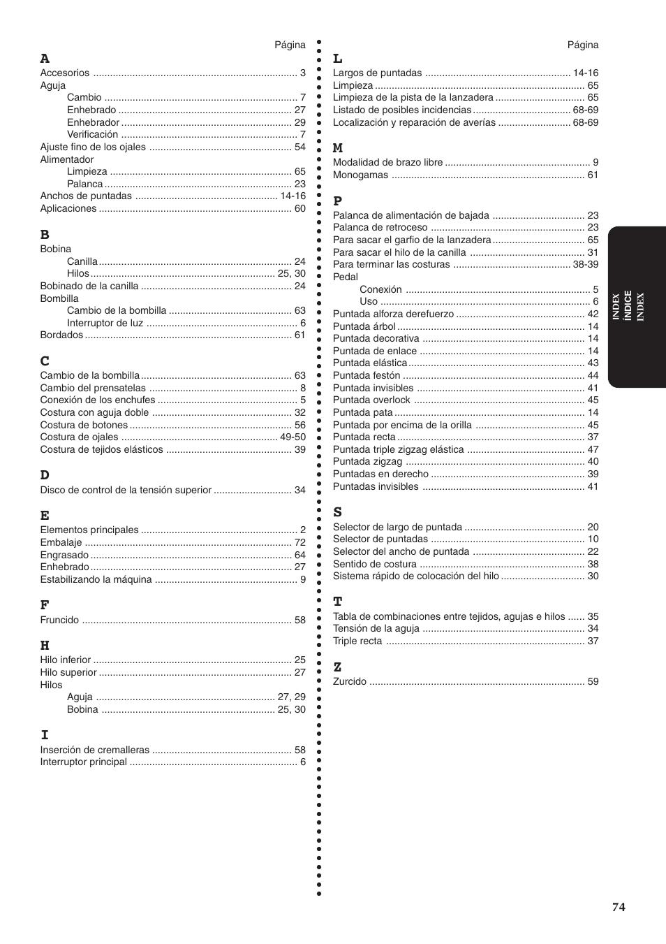 Brother XL5300 User Manual | Page 83 / 88