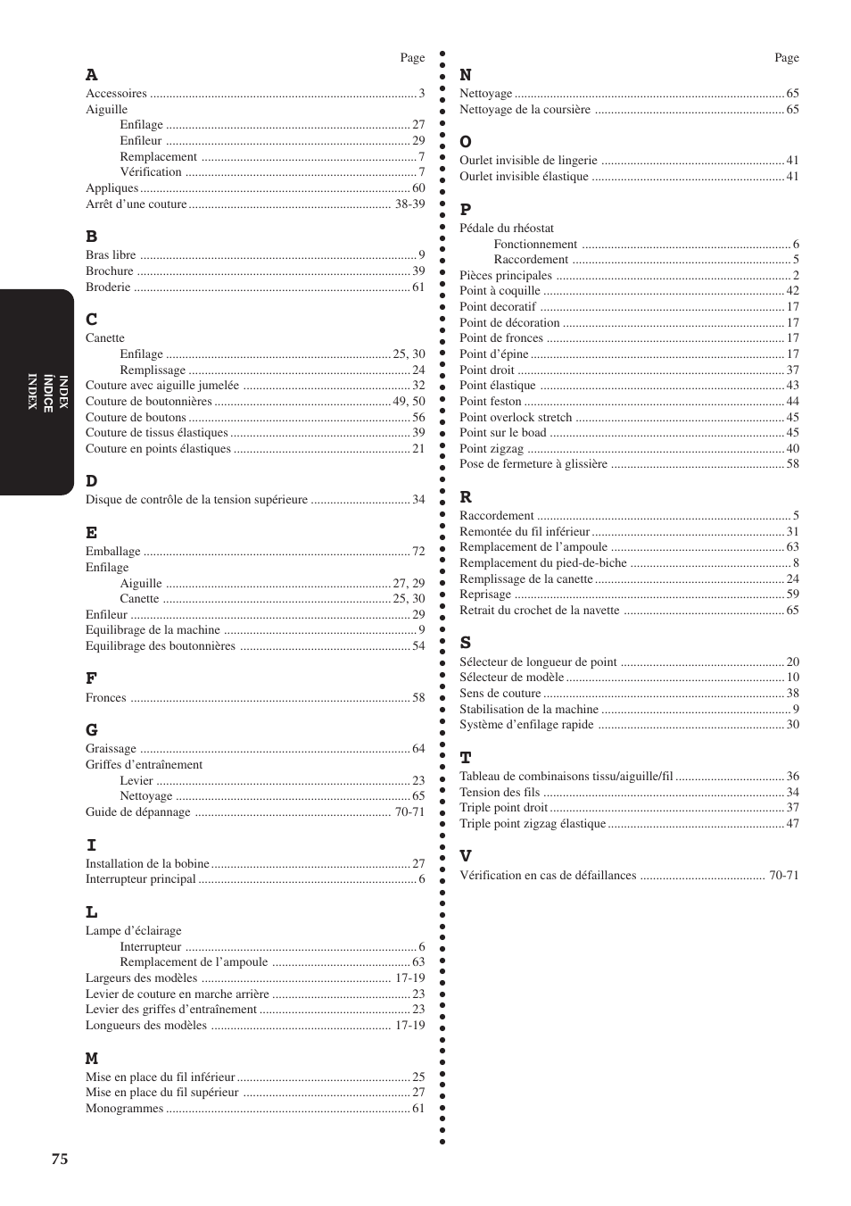 Brother XL5300 User Manual | Page 84 / 88