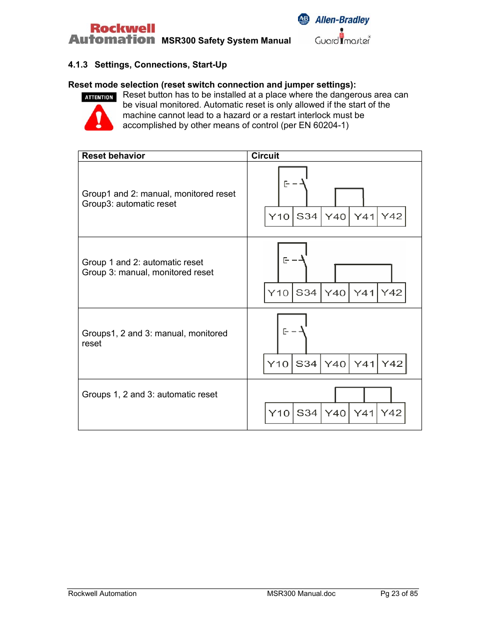Rockwell Automation 440R MSR300 Modular Safety Control System User Manual | Page 23 / 85