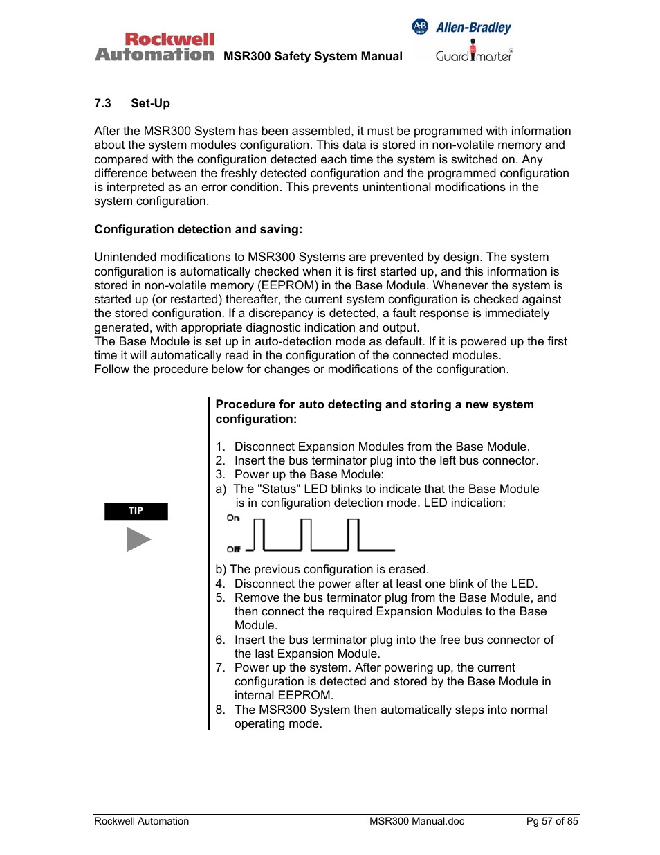 Rockwell Automation 440R MSR300 Modular Safety Control System User Manual | Page 57 / 85