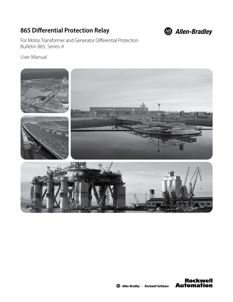 Rockwell Automation 865 Differential Protection Relay User Manual | 186 pages