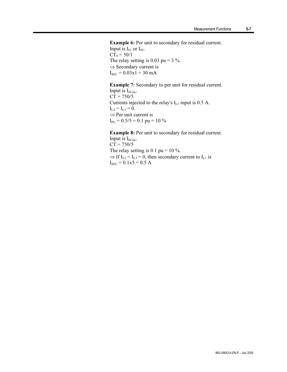 Rockwell Automation 865 Differential Protection Relay User Manual | Page 117 / 186