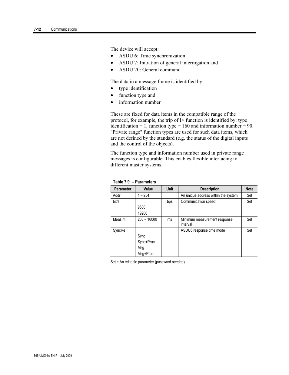 Rockwell Automation 865 Differential Protection Relay User Manual | Page 138 / 186