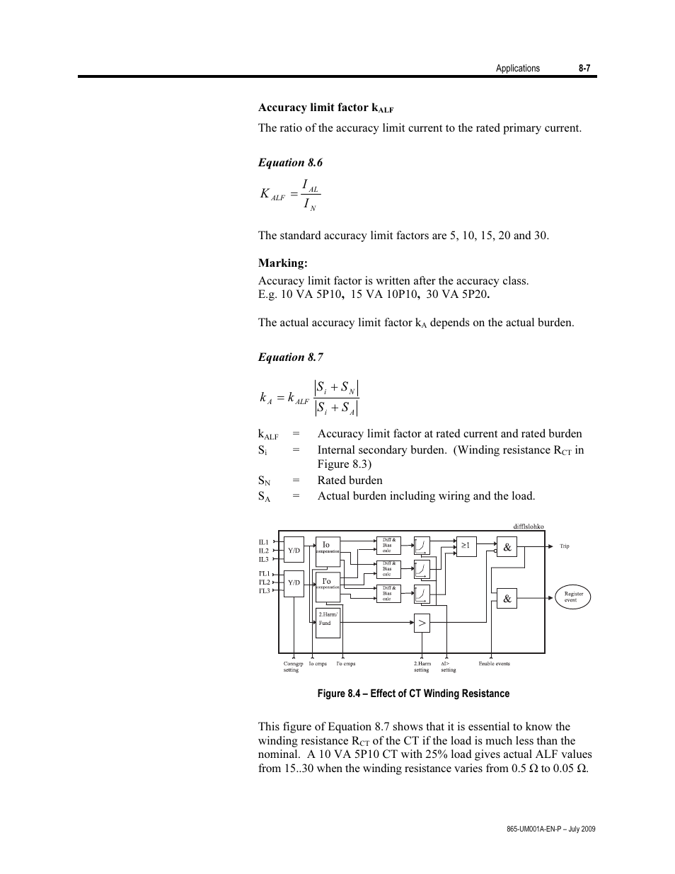 Rockwell Automation 865 Differential Protection Relay User Manual | Page 149 / 186
