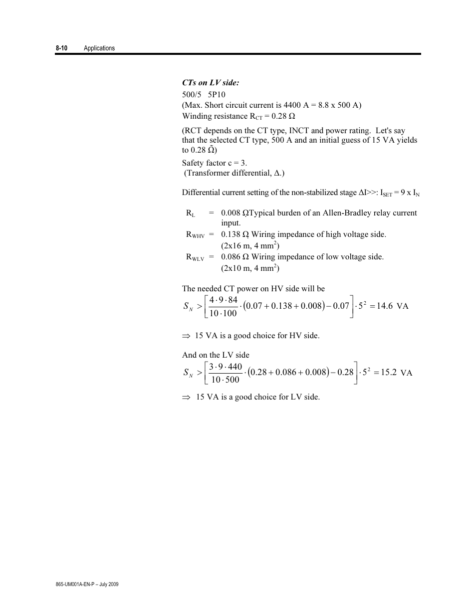 Rockwell Automation 865 Differential Protection Relay User Manual | Page 152 / 186