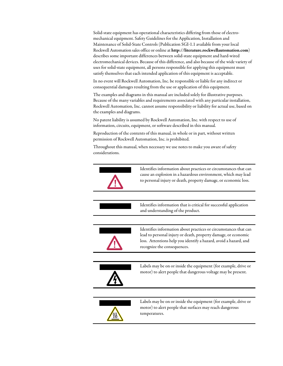 Important user information | Rockwell Automation 865 Differential Protection Relay User Manual | Page 2 / 186