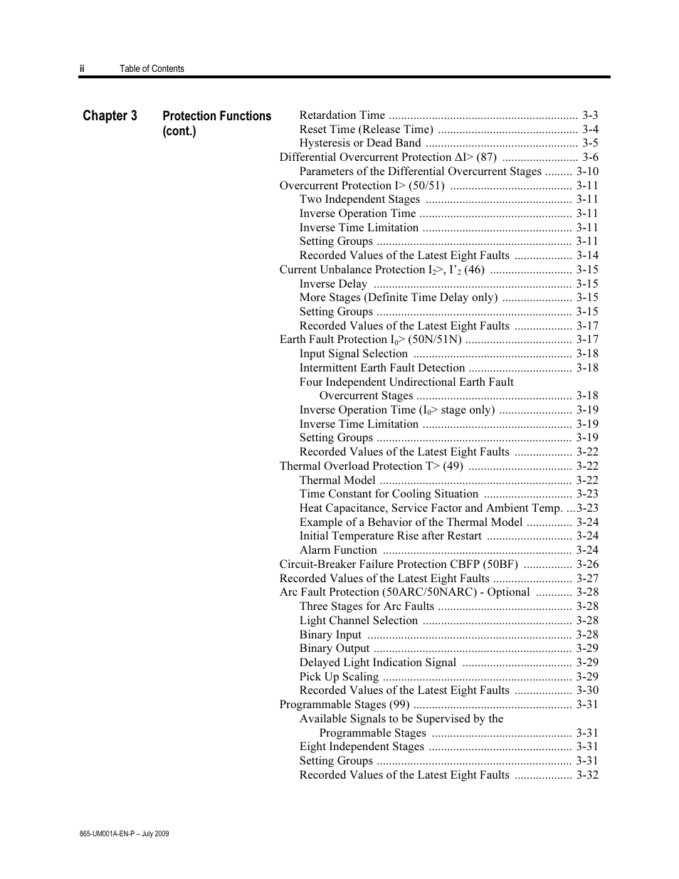Rockwell Automation 865 Differential Protection Relay User Manual | Page 4 / 186