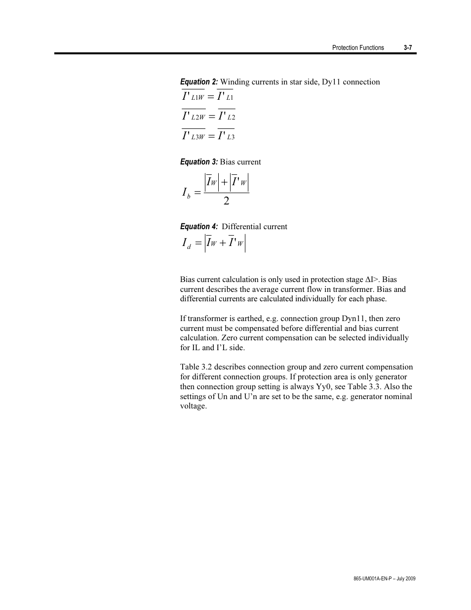 Rockwell Automation 865 Differential Protection Relay User Manual | Page 51 / 186